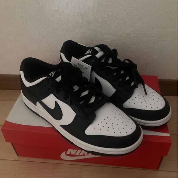ナイキ ダンクロー レトロ WHITE/BLACK-WHITE 27.0cm Nike dunk retro low パンダ