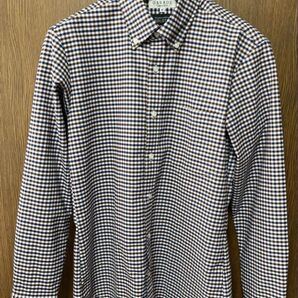 【美品】オリヒカ SOLOTEX シャツ Mサイズ 長袖シャツ シャツ ボタンダウン M 長袖 チェック柄 ボタンダウンシャツ