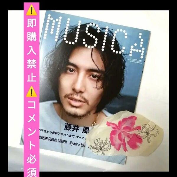 ▼コメント必須★値下げ不可▼藤井風 MUSICA ムジカ 特集記事&写真集 2022年5月号 雑誌