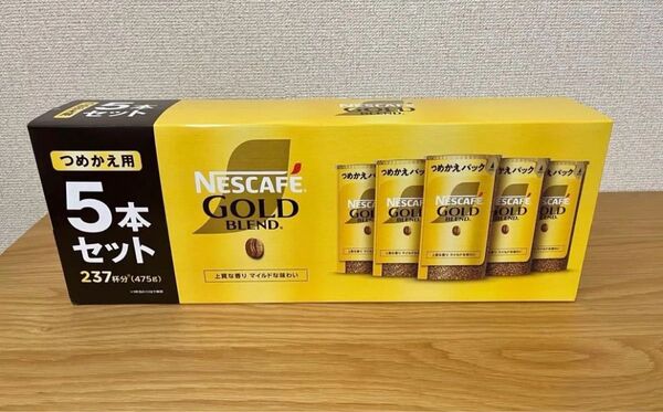 ネスレ ネスカフェゴールドブレンド エコ&システム 95g×5本
