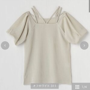 しまむら アンジュシャルム 辻希美 コラボ Tシャツ 半袖 プルオーバー L 半袖 カットソー トップス Tシャツ