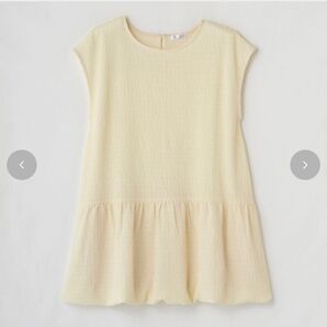 しまむら アンジュシャルム 辻希美 コラボ ブラウス ペプラムプルオーバー L