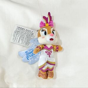 未使用東京ディズニーシー TDS サマー フェスティバル 2014 クラリス ぬいぐるみバッジ ぬいば 夏 ディズニー