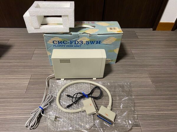 Computer Research 外付け3.5インチFDD CRC-FD3.5WH 現状品