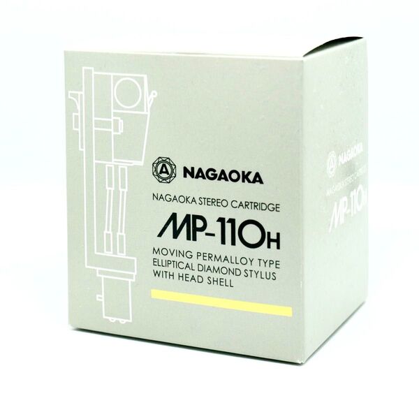 NAGAOKA ナガオカ MP-110H レコード針 ヘッドシェル付き【美品】