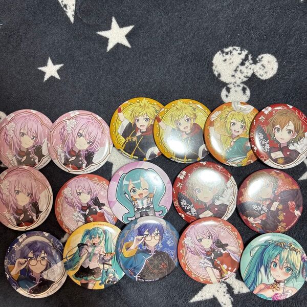 プロジェクトセカイ缶バッジ プロセカ缶バッチ バーチャルシンガー