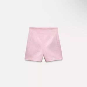 ZARA即完売品 ダブルクロスハイウエストバミューダパンツ