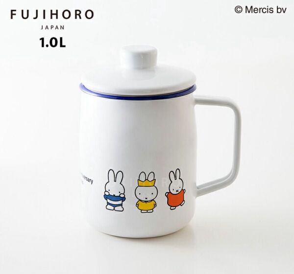 ☆新品未使用☆富士ホーローオイルポット1.0L