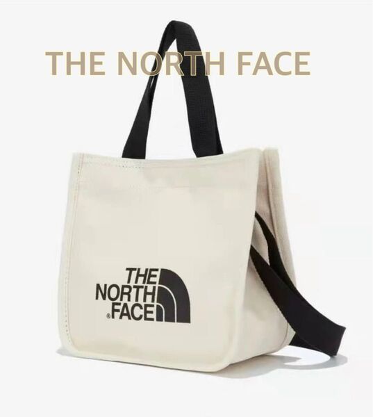 【新品タグ付】ザノースフェイス スクエアコットンバッグ トート キャンバス 白 ショルダー ポーチ THE NORTH FACE