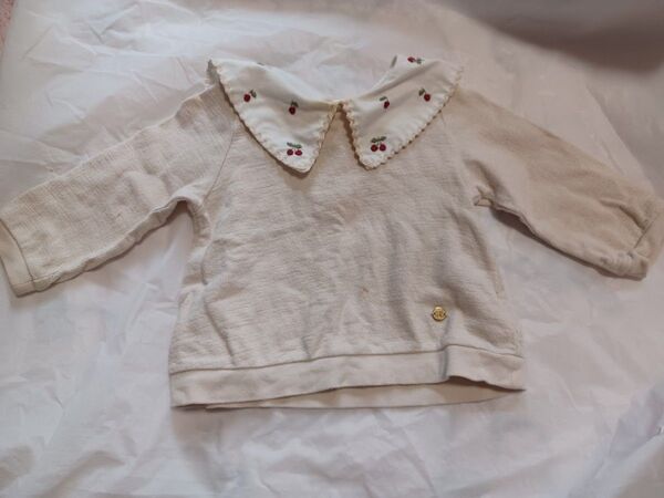 ベビー服 女の子 トップス 長袖 さくらんぼ 80