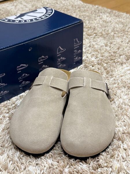 BOSTON BIRKENSTOCK ビルケンシュトック サンダル24cmベージュ