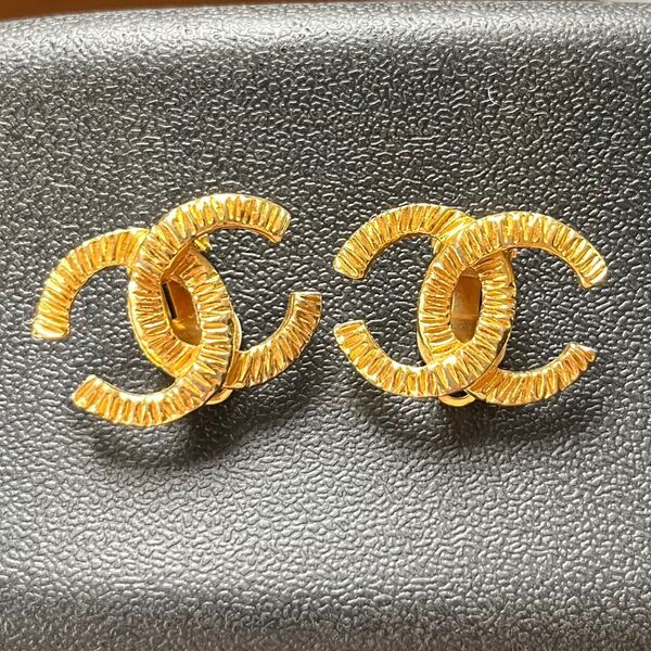 CHANEL ココマーク ヴィンテージ イヤリング ゴールド シャネル