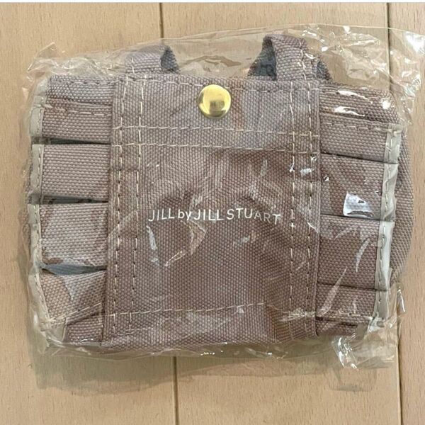 JILL by JILLSTUART ミニフリルトートバッグキーホルダー2 モカブラウン