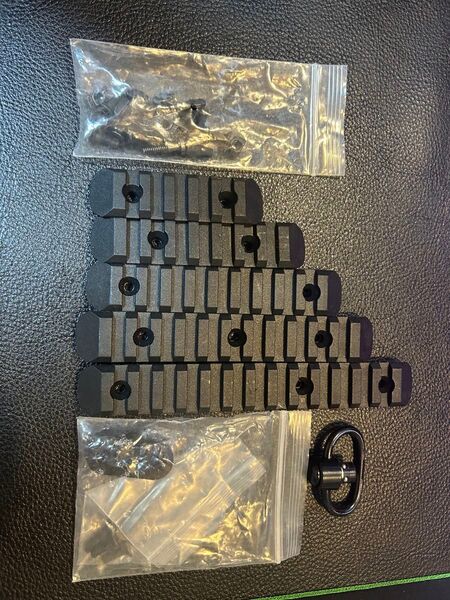 M-LOK&KEYMOD エムロック&キーモッド 20mmピカティニーレール QDスイベルまとめ売り!
