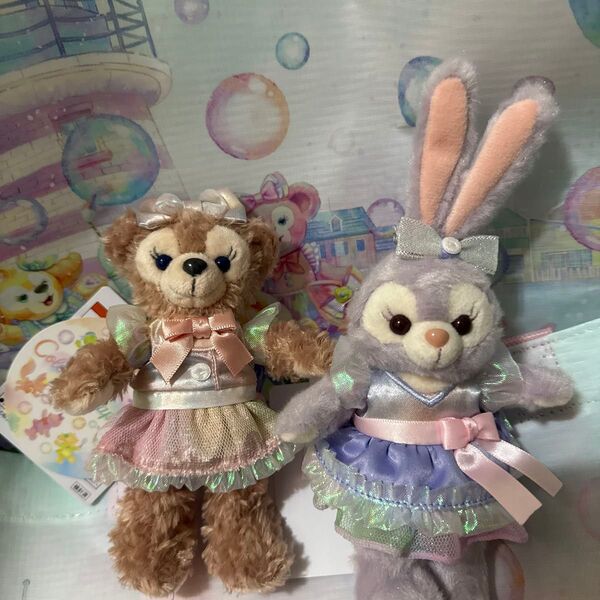 ぬいぐるみバッジ シェリーメイ ステラルー カラフルハピネス ディズニーシー