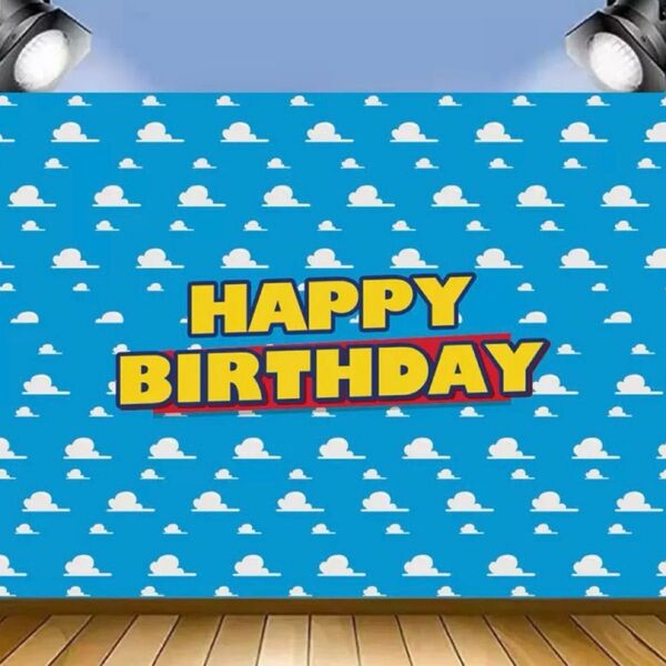 【新品】お値下げ中! 誕生日 タペストリー happy birthday パーティー ロゴ 布背景 お祝い 子供 バースデー