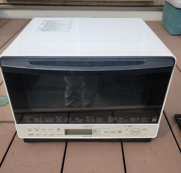 HITACHI 過熱水蒸気オーブンレンジ ヘルシーシェフ MRO-S8Z白 2021年式 中古品 日立