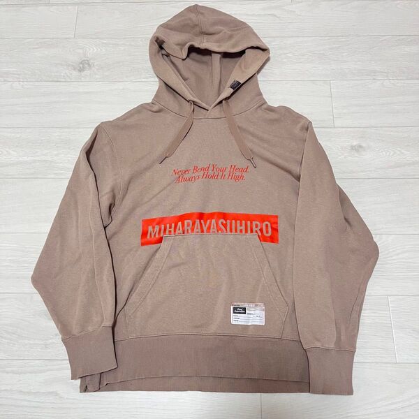 【MIHARA YASUHIRO x GU】別注 ビッグスウェットプルパーカーM