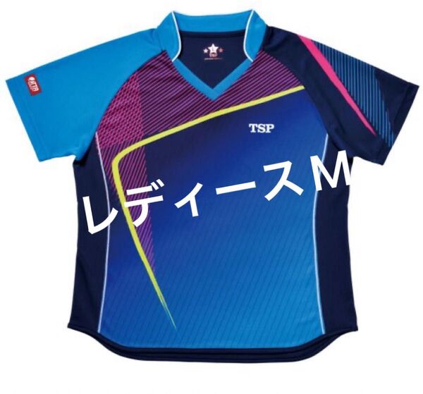 TSP 卓球 ウエア 日本卓球 卓球 ユニフォーム ゲーム シャツ レディースM