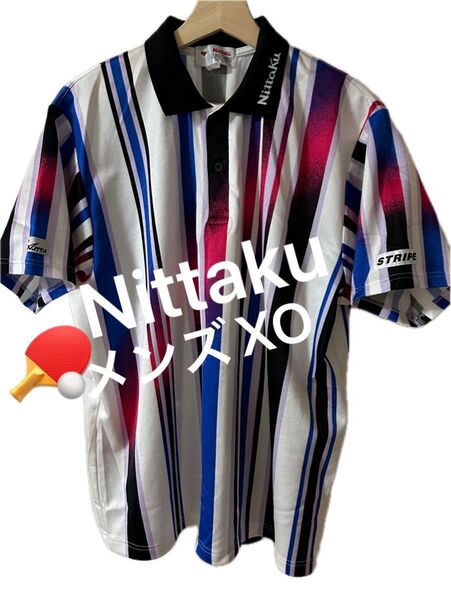 Nittaku ニッタク 卓球 ユニフォーム ゲームシャツ JTTA メンズXO