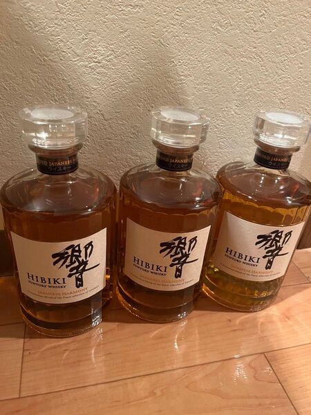 響 ジャパニーズハーモニー SUNTORY サントリー ウイスキー 700ml 3本 未開封 カートンなし
