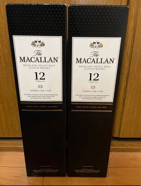 MACALLAN マッカラン12年 シェリーオークカスク 700ml 2本