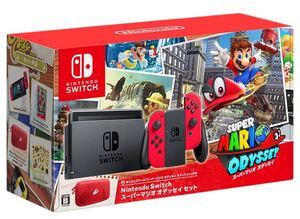 Nintendo Switch super Mario Odyssey set ODYSSEY SET limitation body including edition Nintendo switch body nintendo sticker attaching free shipping 