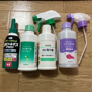 ダスキン洗剤3点セット+カビトルデスPRO カビ取り剤 ガラス用洗剤