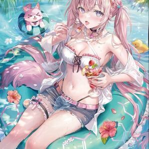 ホロライブ C104 さしみねこ屋 ももこ B2タペストリー 博衣こより 夏コミ
