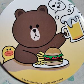 LINE FRIENDS コースター ブラウン&サリー