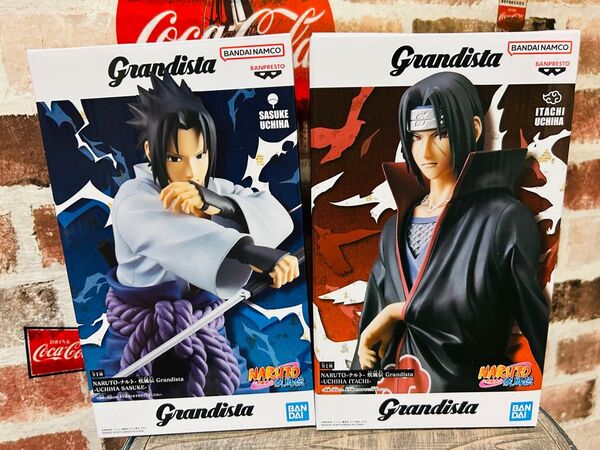NARUTO疾風伝 Grandista うちはサスケ うちはイタチ フィギュアセット新品未開封品