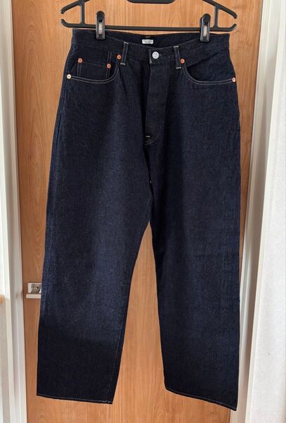 新品 PHIGVEL CLASSIC JEANS( WIDE) サイズ2 デニム ジーンズ インディゴ