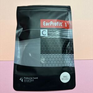 イヤーパッドカバー ヘッドホン用 イヤープロフィット EarProfit_AKG_K812/K872 専用(BLACK)