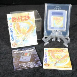 【美品】ゲームボーイカラー ポケットモンスター 金 ソフト 説明書 チラシ付き