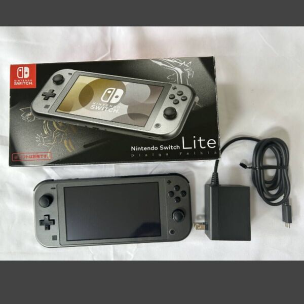 【未使用】Nintendo Switch Lite ポケモン ディアルガ・パルキア 箱・チャージャー付