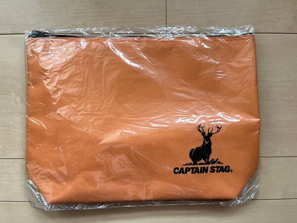 CAPTAIN STAG 保冷バッグ トートバッグ オレンジ 未使用 非売品