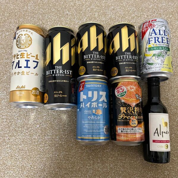 お酒 ビール チューハイ ハイボール ワイン 8本