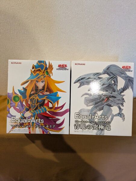 遊戯王 Equal Arts フィギュア デュエルモンスターズ ヴァルキリア ブルーアイズ マジシャンズ