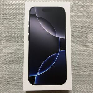 iPhone 16 pro 512GB ブラックチタニウム 完全新品未開封 未使用