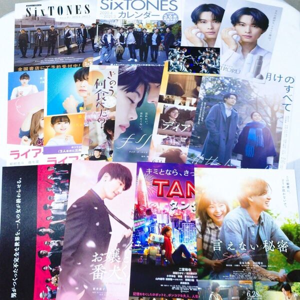 SixTONES ストーンズ 松村北斗 京本大我 映画 フライヤー チラシ