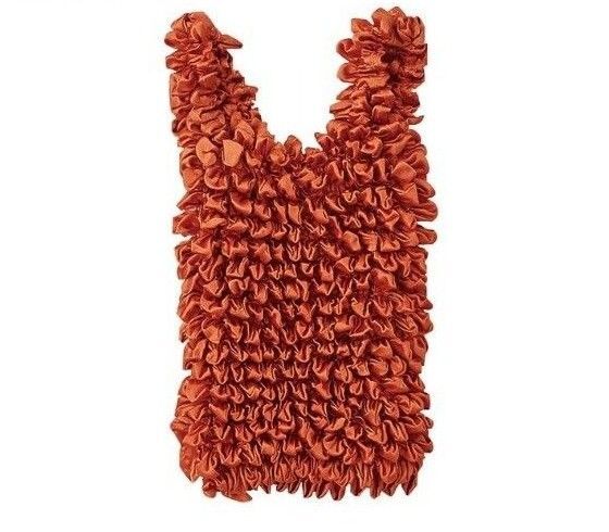 のびーるエコバッグ rara Large オレンジ くしゅくしゅ絞り 肩掛けOK 大容量 男女兼用 サワフジrara未使用