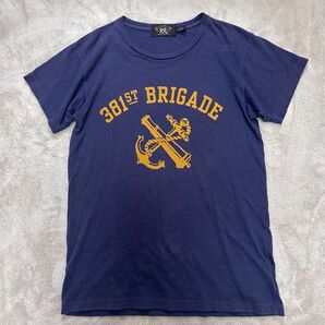 RRL Brigade Tシャツ S ネイビー
