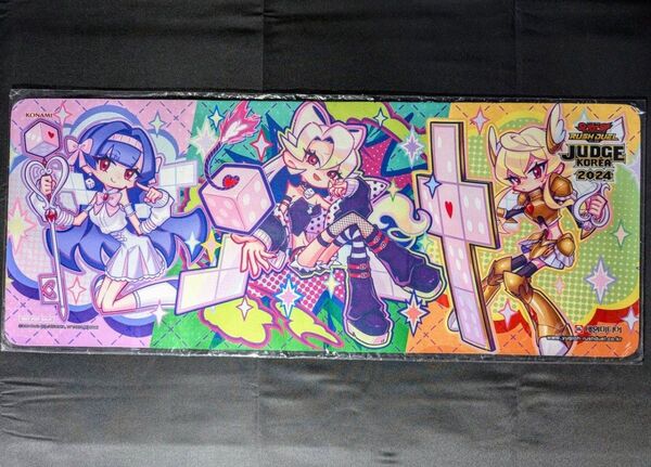 未開封 ダイスマイトガール・チロリ プレイマット 遊戯王 韓国 JUDGE ラッシュデュエル ミンナ キャラメイル