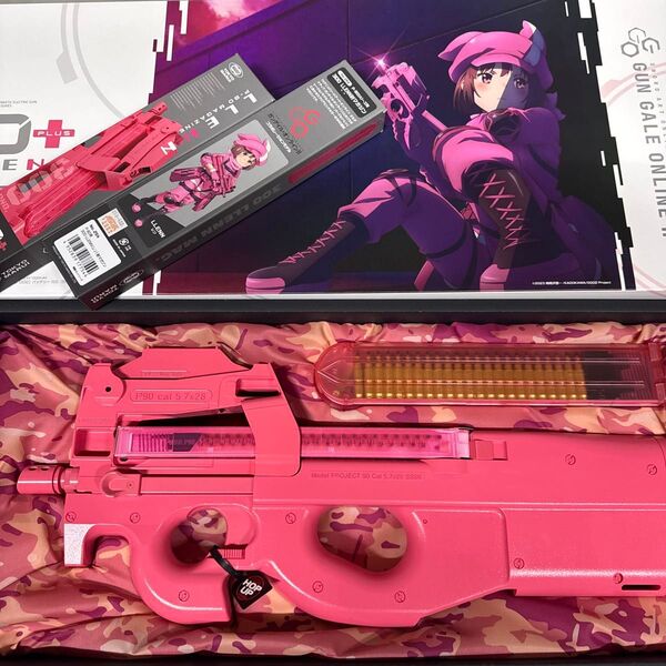 P-90プラス バージョンレン 本体とマガジン2本セット【電動ガンプラス (バッテリー充電器別売) 18歳以上】