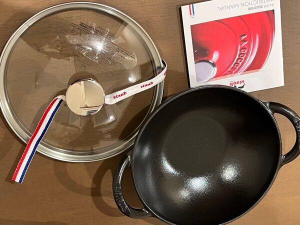 新品◆黒 ストウブ ベビーウォック 16cm ブラック
