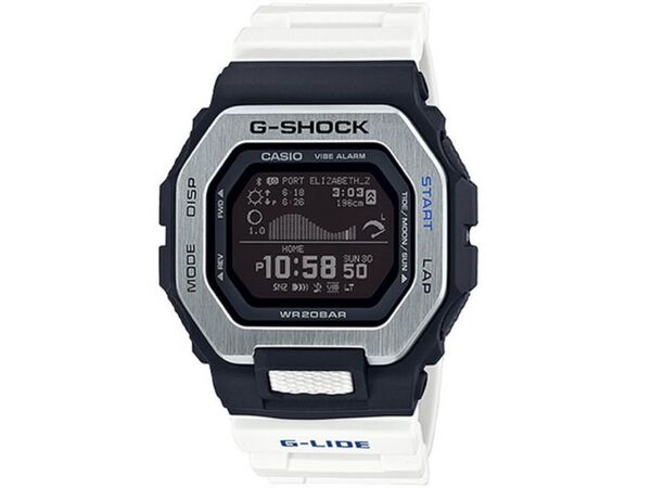 新品未使用 CASIO G-SHOCK GBX-100-7JF G-LIDE カシオ ジーショック 腕時計 ホワイト タイドグラフ