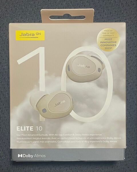 新品未開封 Jabra Elite 10 クリーム 完全ワイヤレスイヤホン Bluetooth ジャブラ エリート10