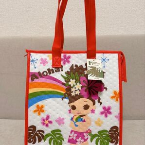 新品タグ付き 保冷バッグ マチ付 フラハワイ プルメリアちゃん