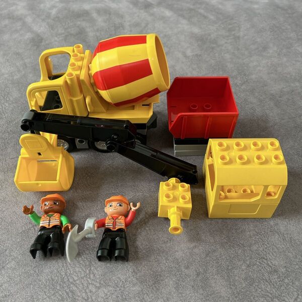 LEGO Duplo デュプロ 工事現場 ミキサー車 ダンプカー