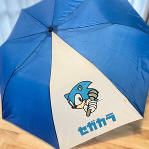 新品未使用 セガカラ ソニック 折りたたみ傘 販促品 レア 希少 折りたたみ傘 雨傘 アンブレラ